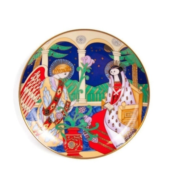 Faberge The Annunciation Plate Franklin Mint 8 Inches - Picture 1 of 3